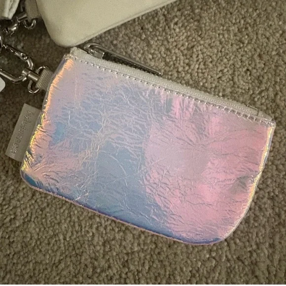 Lululemon Athletica Iridescent/Bone Dual Pouch Wristlet NWT - Picture 4 of 6